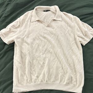 Men's Cream Polo Shirt